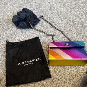 Kurt Geiger Multicolor Striped Crossbody Bag